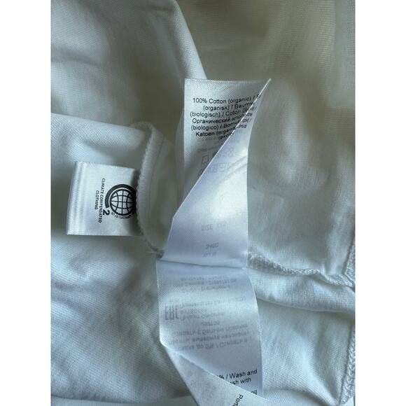 $300 New Ganni Smocked Jersey White Top - XXS - Picture 8 of 8